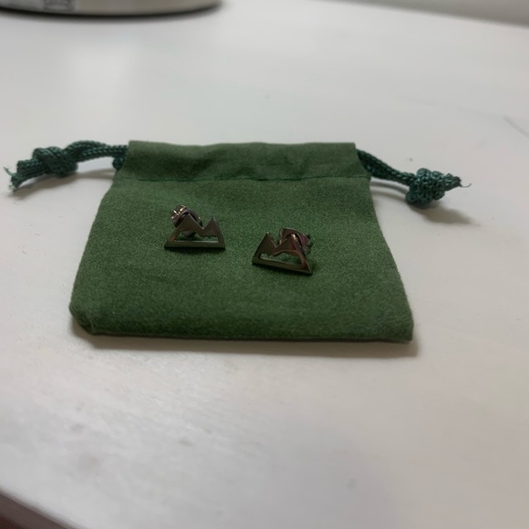 Mountain Stud Earrings - Picture 3 of 3